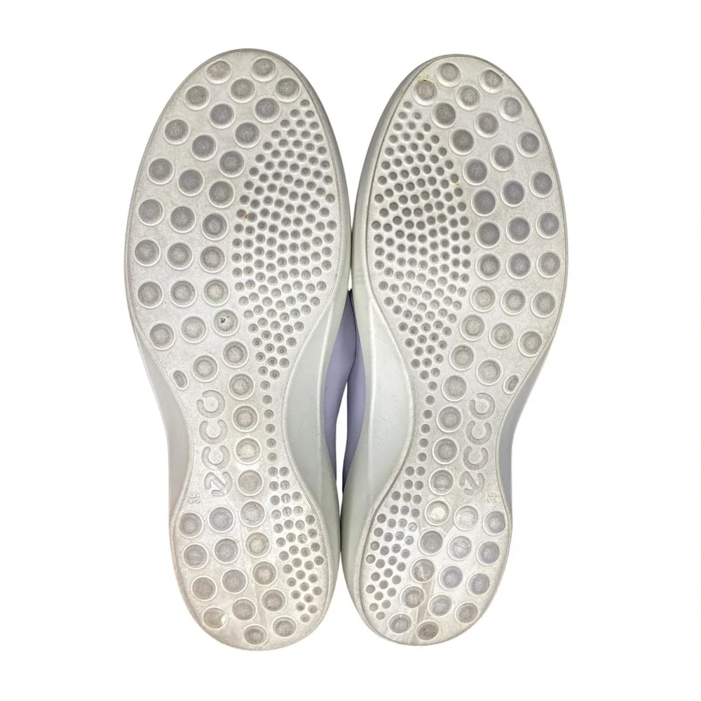 ECCO Danish Design Lavender Slip On Platform Sneakers Periwinkle Blue EU 39 US 8